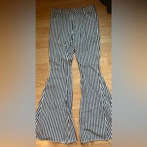Striped Flare Pants